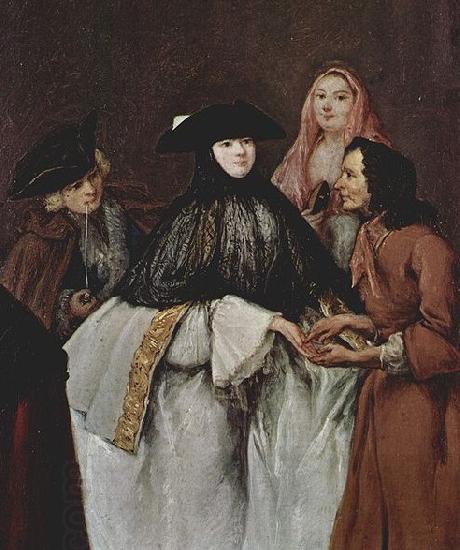 Pietro Longhi Die Wahrsagerin oil painting picture